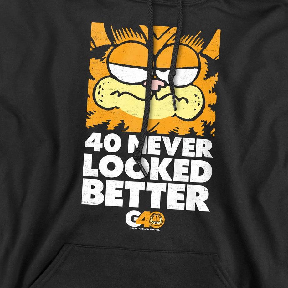 Garfield 40 Looks Felpa Con Cappuccio  