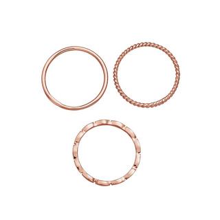 Elli  Ring Stapelringe Stacking 3Er Set 