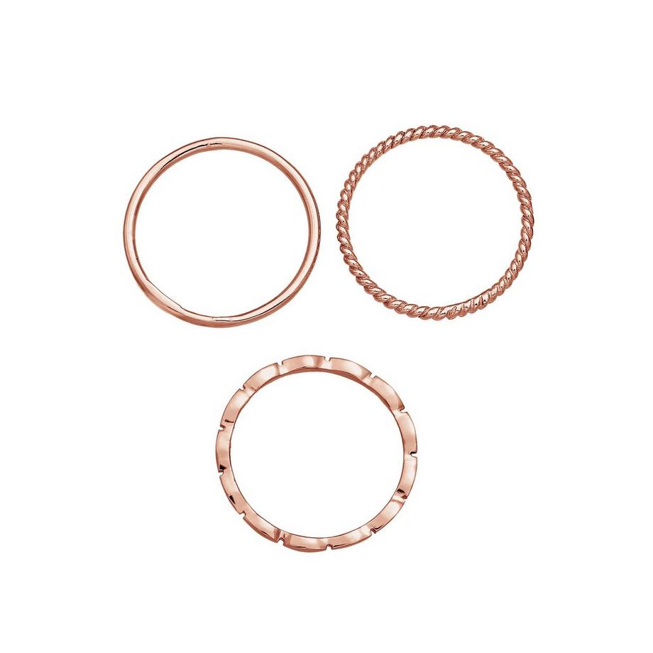 Elli  Ring Stapelringe Stacking 3Er Set 