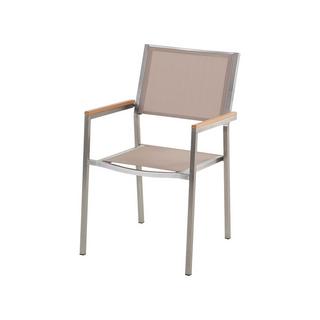 Beliani Set da pranzo per 8 persone en Granito Industriale GROSSETO  