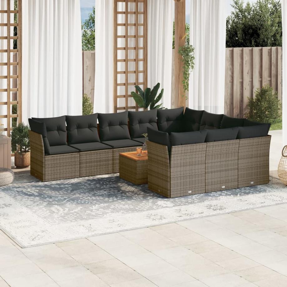 VidaXL Garten sofagarnitur poly-rattan  