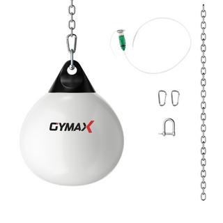 Northix  Ø45 cm Wasserboxsack 50 kg Boxing Punching Bag mit Verstellbarer Metallkette Weiß 
