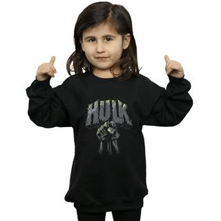 MARVEL  Hulk Punch Logo Sweatshirt 