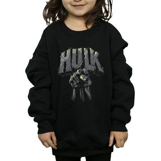 MARVEL  Hulk Punch Logo Sweatshirt 