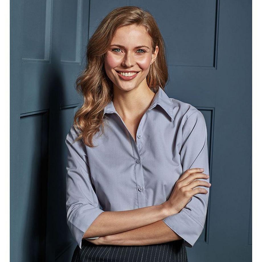 PREMIER Camicia da Lavoro Popeline Maniche 3/4  