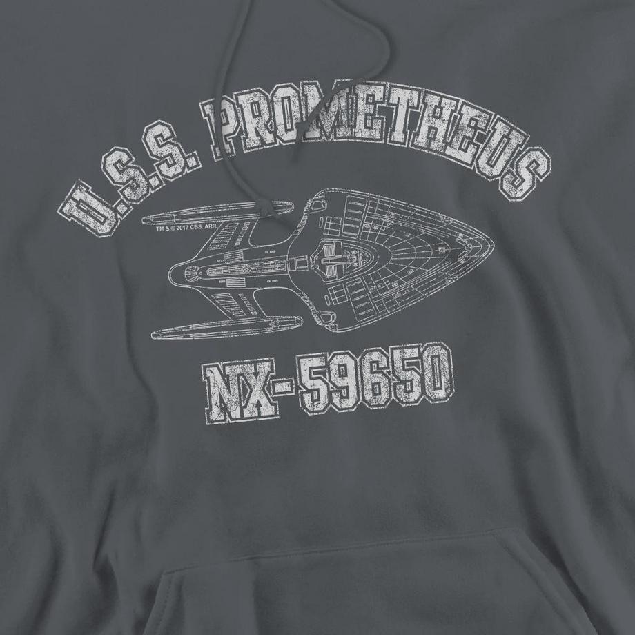 Star Trek Prometheus Athletic Felpa con cappuccio  