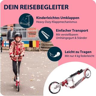 HUDORA  Big Wheel 205 Magenta / Silber 