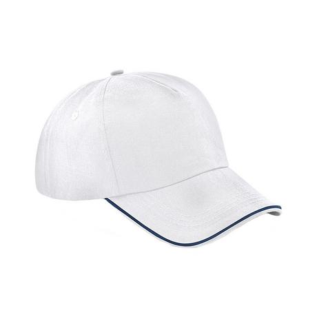 Beechfield Authentic Casquette Baseball 5 Panneaux Passepoilée  