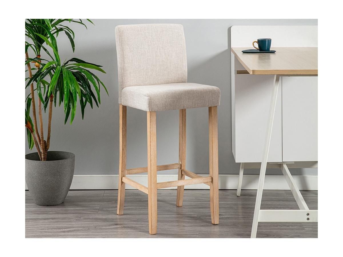 Vente-unique Sgabello da bar Tessuto Lotto di 2 ROVIGO  