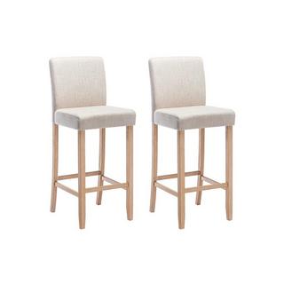 Vente-unique Sgabello da bar Tessuto Lotto di 2 ROVIGO  