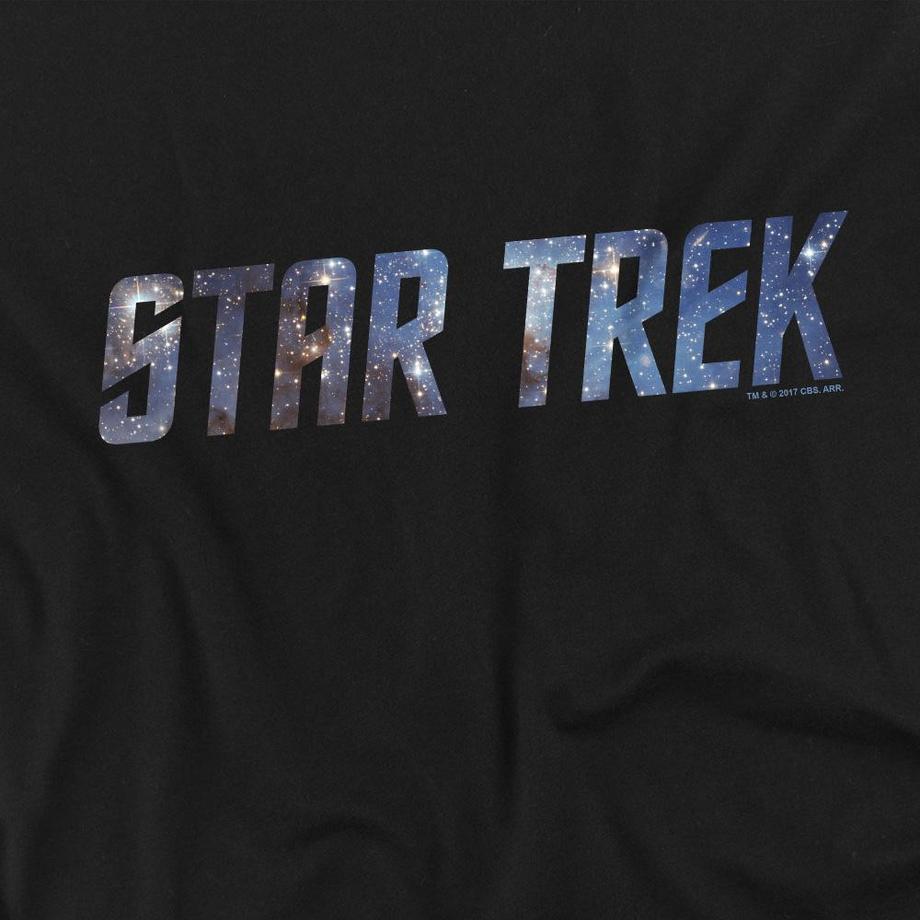 Star Trek Star Trek Galaxy Logo T-Shirt Maniche Lunghe  