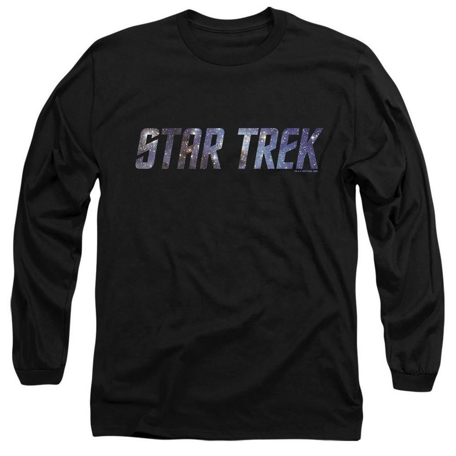 Star Trek Star Trek Galaxy Logo T-Shirt Maniche Lunghe  