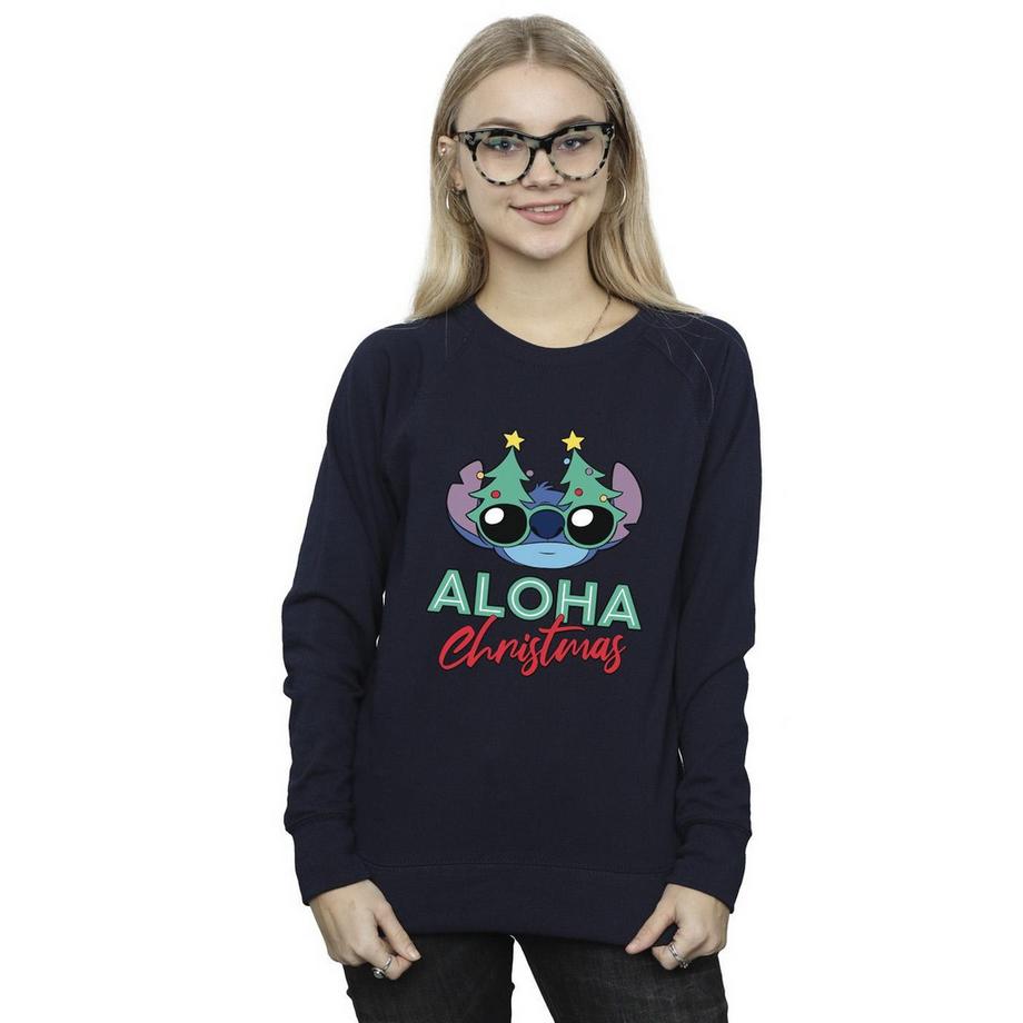 Disney Aloha Christmas Stitch Sweatshirt Graphique  