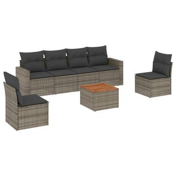 Garten sofagarnitur poly-rattan