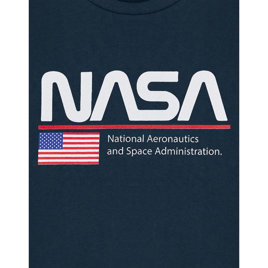 Nasa  Space Administration T-Shirt, Kurzärmlig 