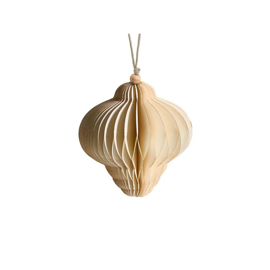 Beliani Lot de 20 décorations pour sapin de Noël en Papier Traditionnel MALSELVA  