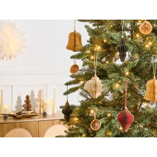 Beliani Set di 20 decorazioni per l'albero di Natale en Carta Classico MALSELVA  