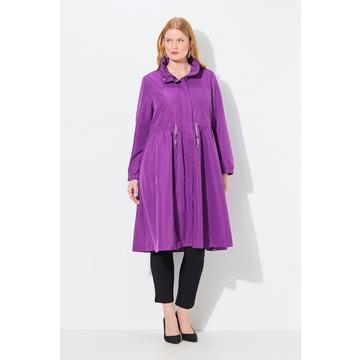 Cappotto, impermeabile, cappuccio, doppia zip