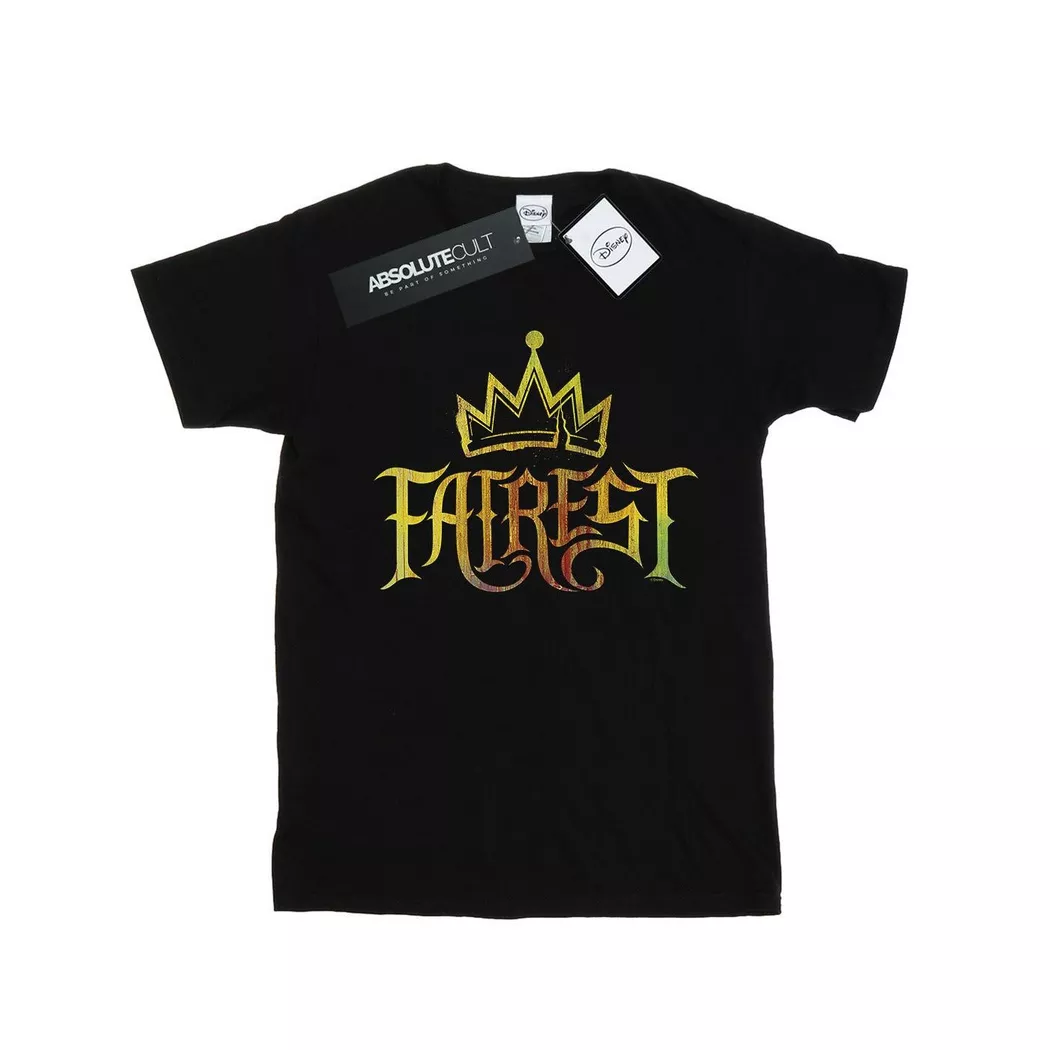 Disney - The Descendants Fairest Gold TShirt, für Damen, Schwarz, Größe XL