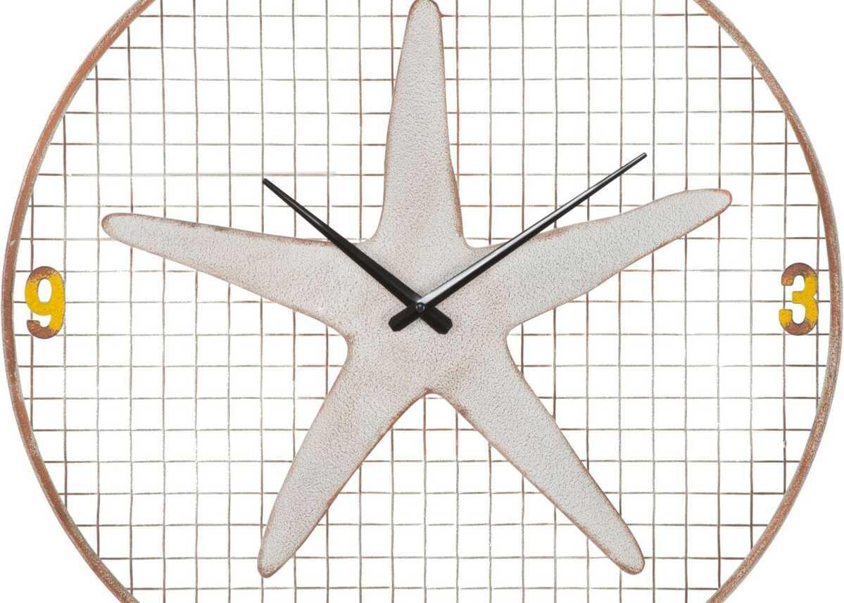 mutoni Horloge murale étoile de mer  