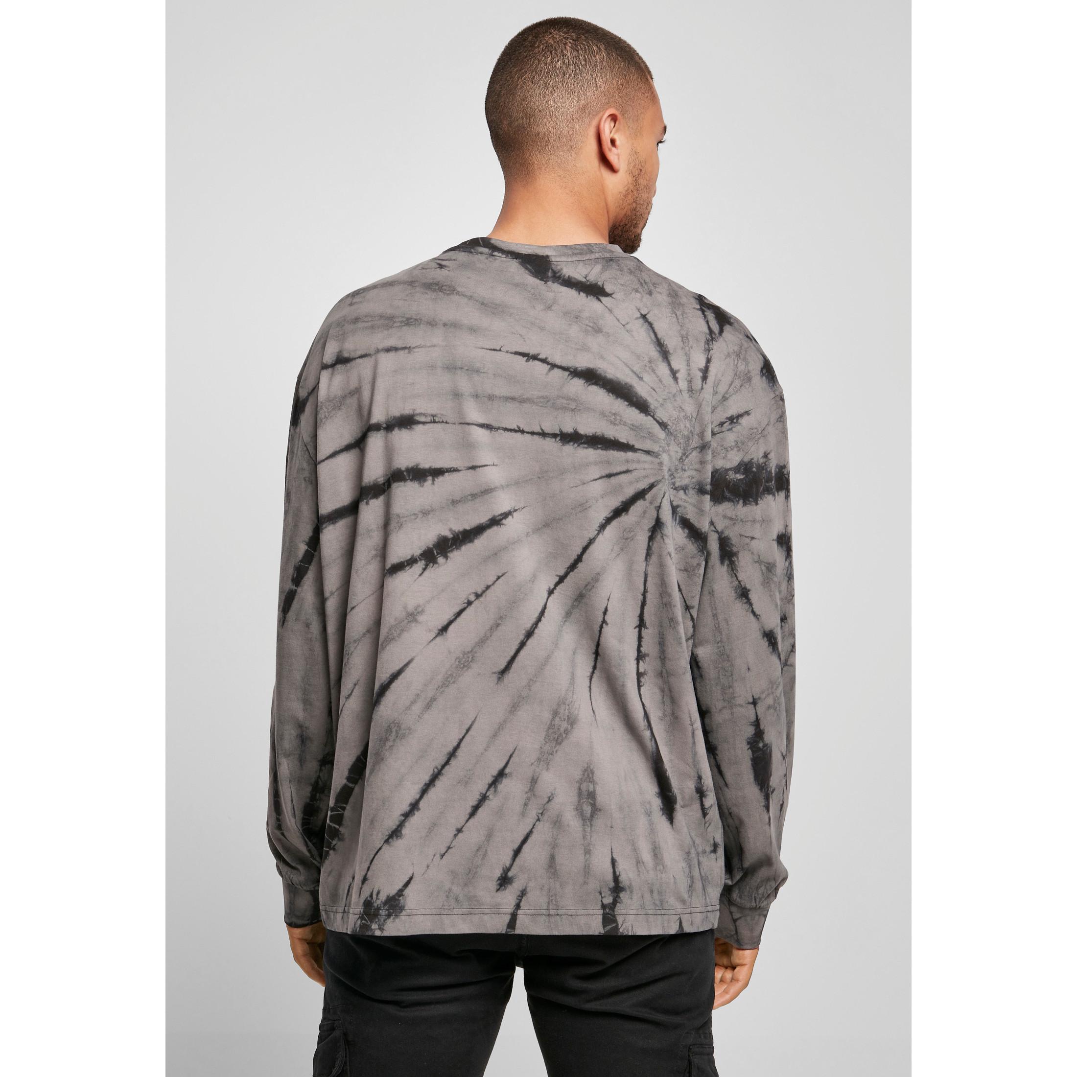 URBAN CLASSICS Boxy Tie Dye Langarmhemd  