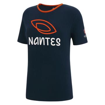 t-shirt polycoton rwc france 2023 nantes