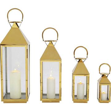 Lanterne Giardino Gold 4er-Set