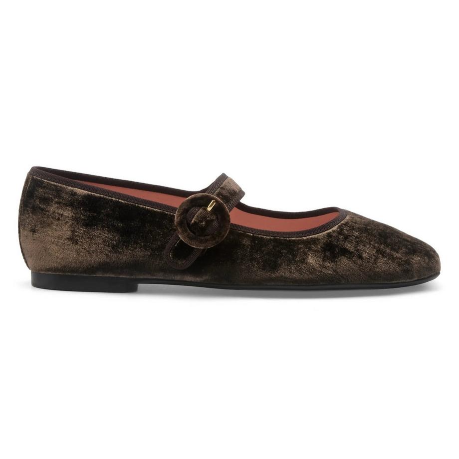 Pretty Ballerinas Afrodite Samt Mary Jane Flachschuh  