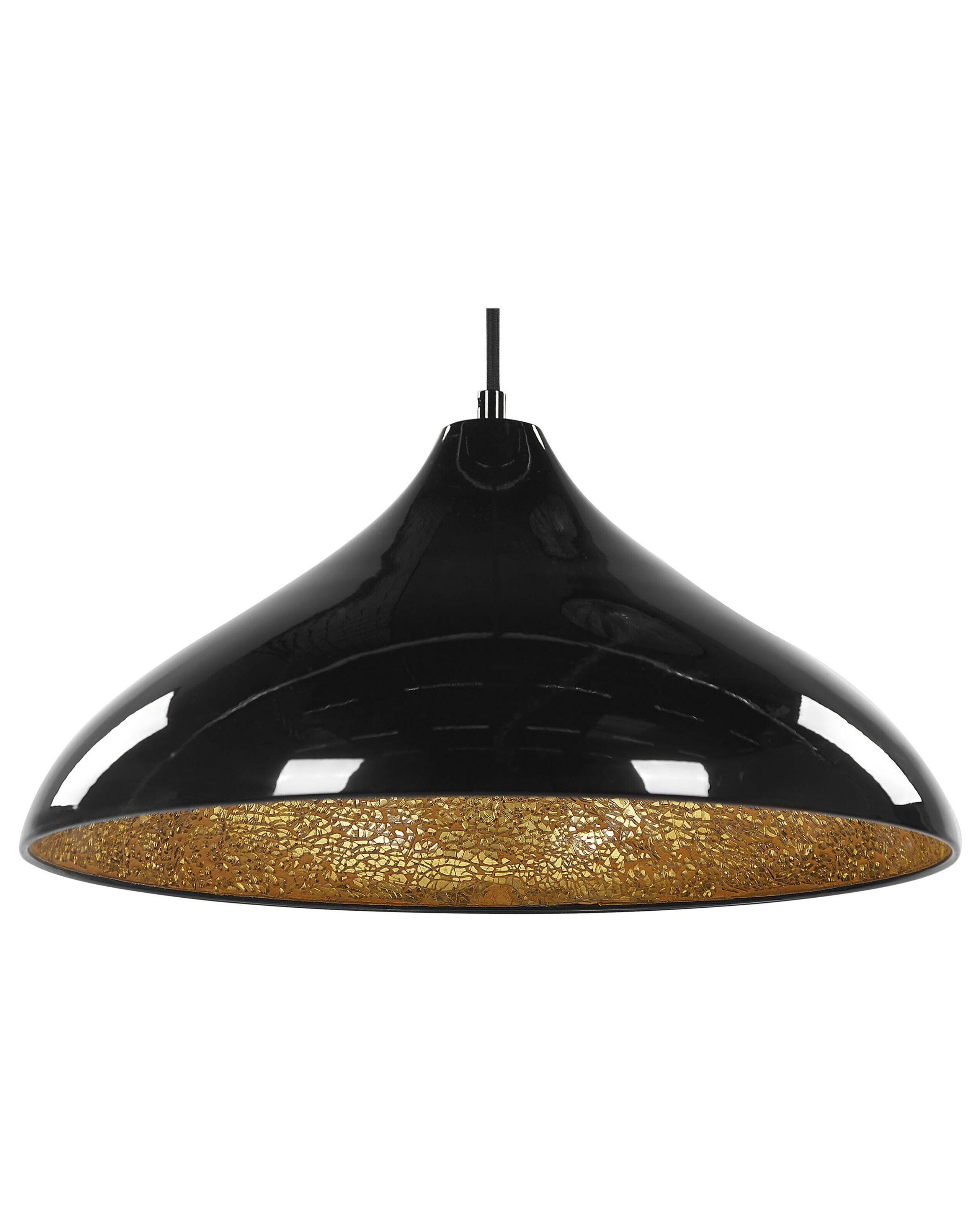 Beliani Lampe suspension en Métal Moderne ISKAR  