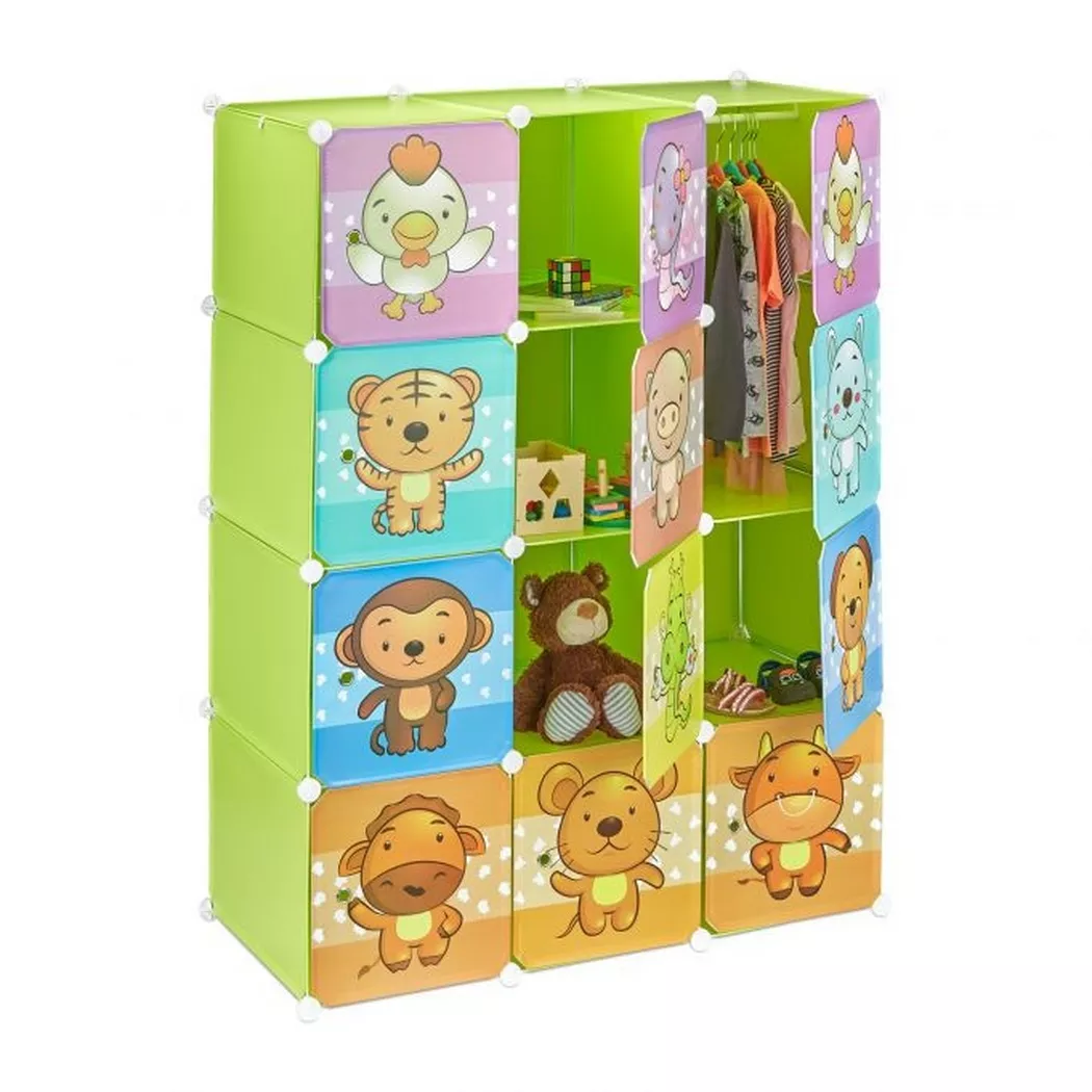 B2X - Scaffale per la cameretta dei bambini con motivo, 49cm