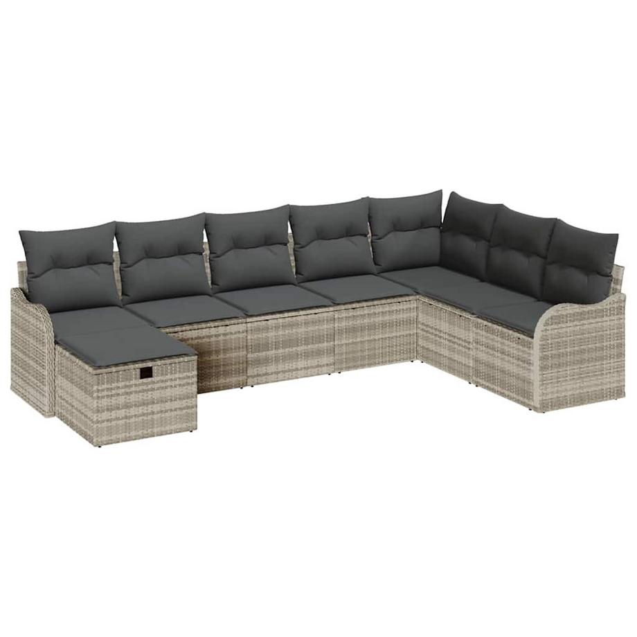 Set Divano da Giardino Polyrattan