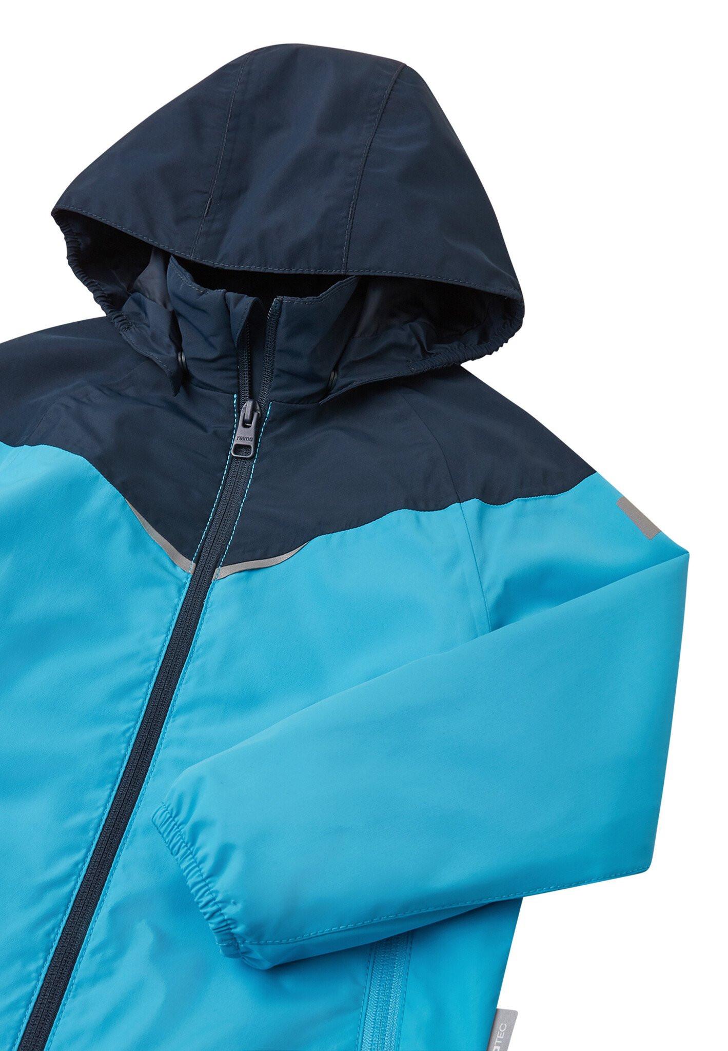 Reima  tec Kinder Regenjacke Tuulela Turquoise Blue 