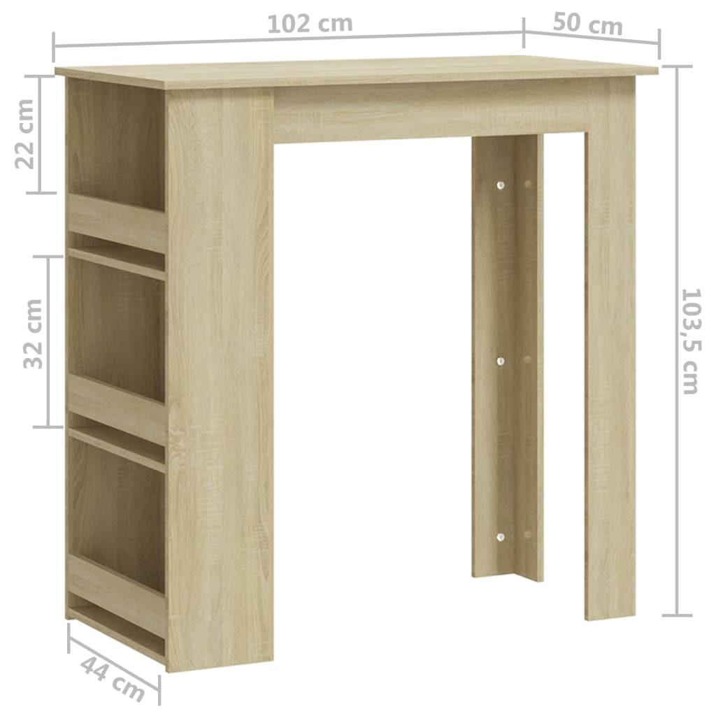 VidaXL Stehtisch holzwerkstoff  