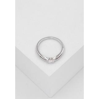 MUAU Schmuck  Solitaire Ring Diamant 0.30ct. Weissgold 750 