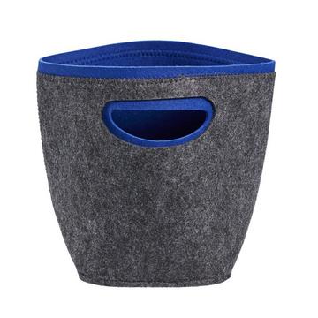 Panier Felt gris/bleu