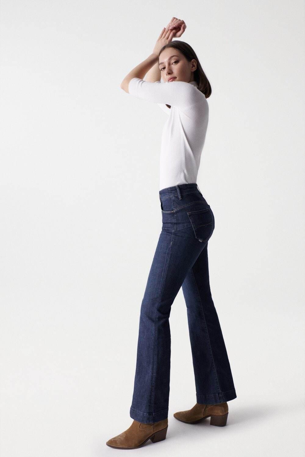 Salsa Glamour Flare Faith Push In Jeans  