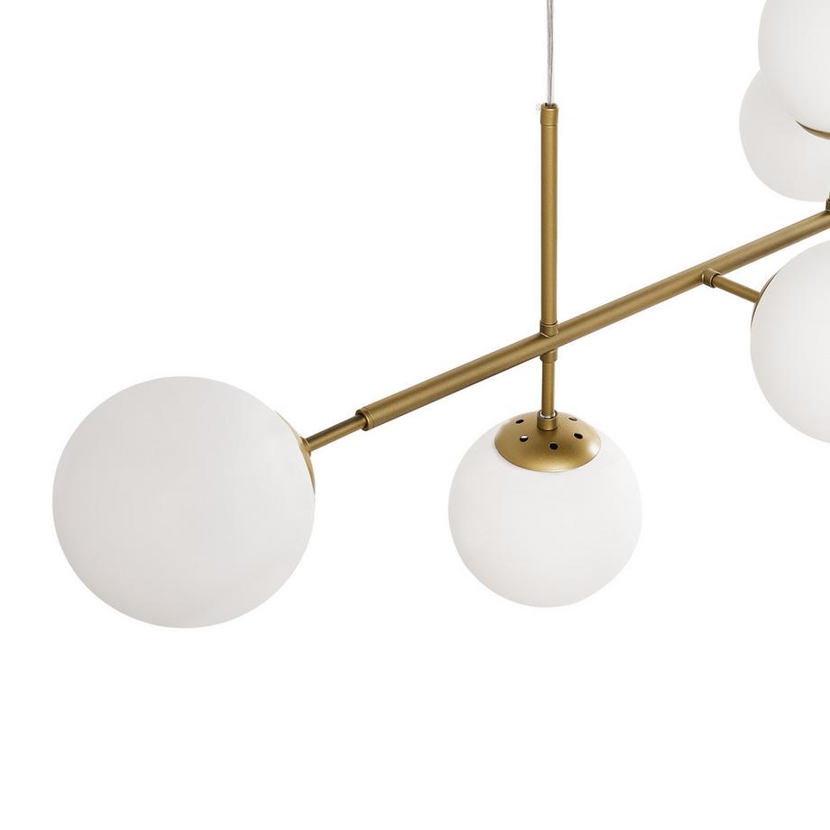 Beliani Lampe suspension en Métal  KASARI  