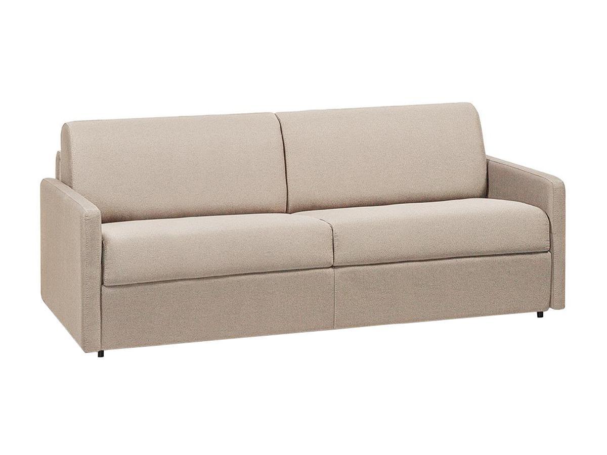 Vente-unique Divano letto 4 posti a ribalta in Tessuto Larghezza MaterassoSpessore CALIFE  