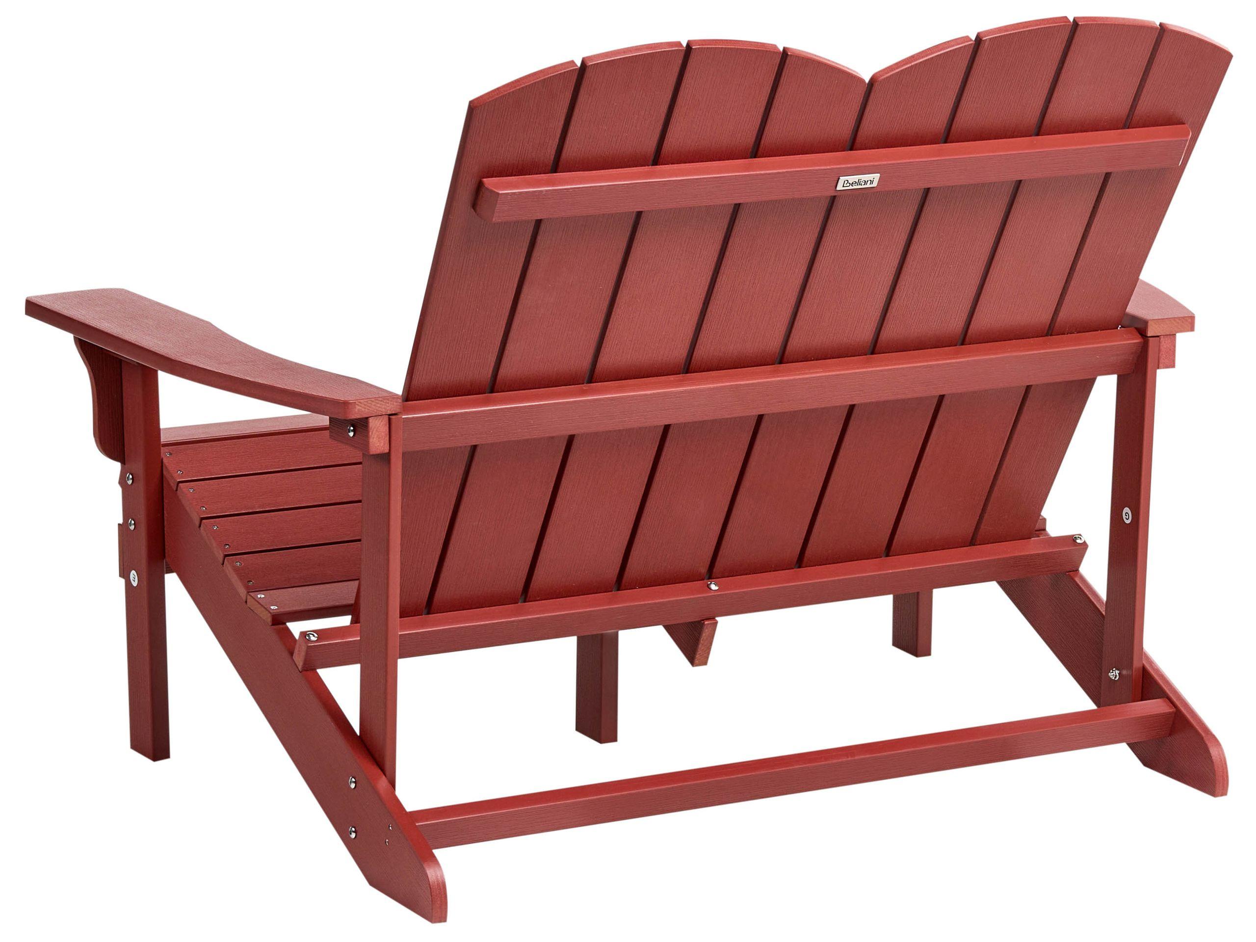 Beliani Panchina da giardino en Legno plastico Classico ADIRONDACK  