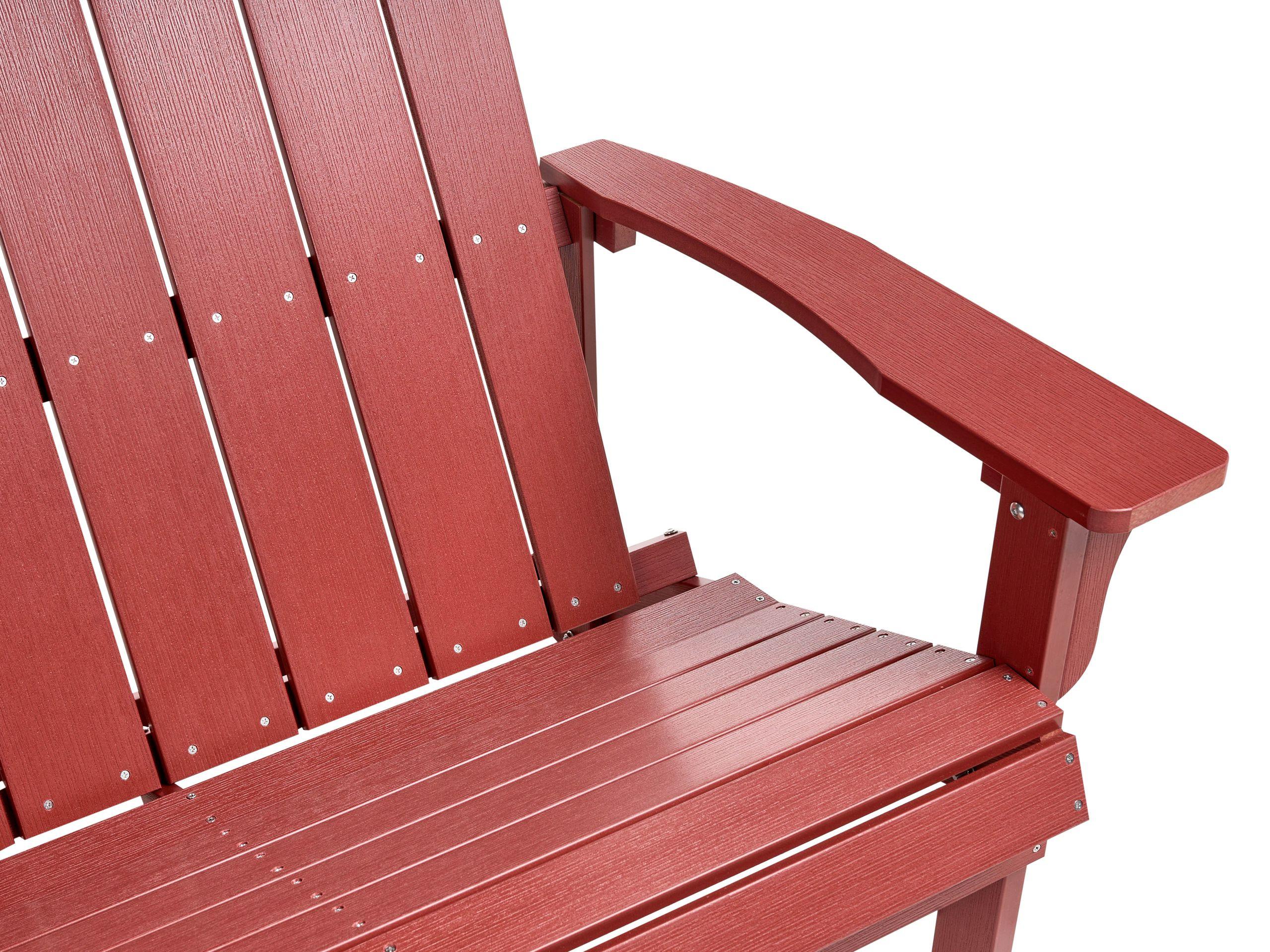 Beliani Panchina da giardino en Legno plastico Classico ADIRONDACK  