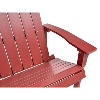 Beliani Panchina da giardino en Legno plastico Classico ADIRONDACK  