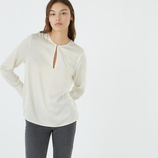 La Redoute Collections  Blouse col rond en satin 