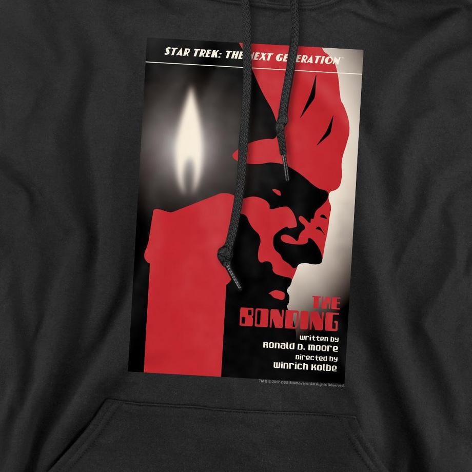 Star Trek The Next Generation Season 3 Episode 5 Felpa con cappuccio  