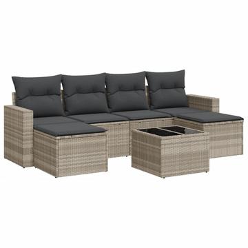 Garten sofagarnitur poly-rattan