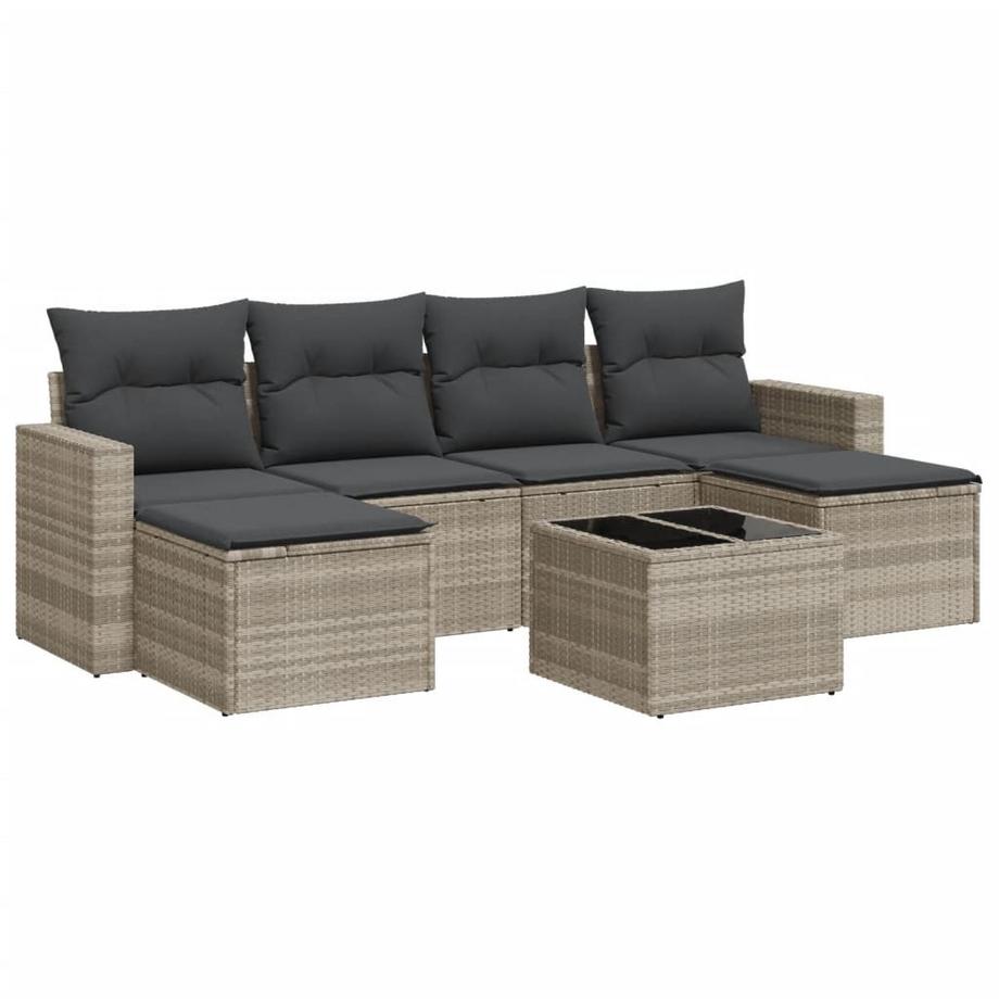 Garten sofagarnitur poly-rattan