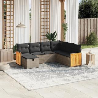 VidaXL Garten sofagarnitur poly-rattan  