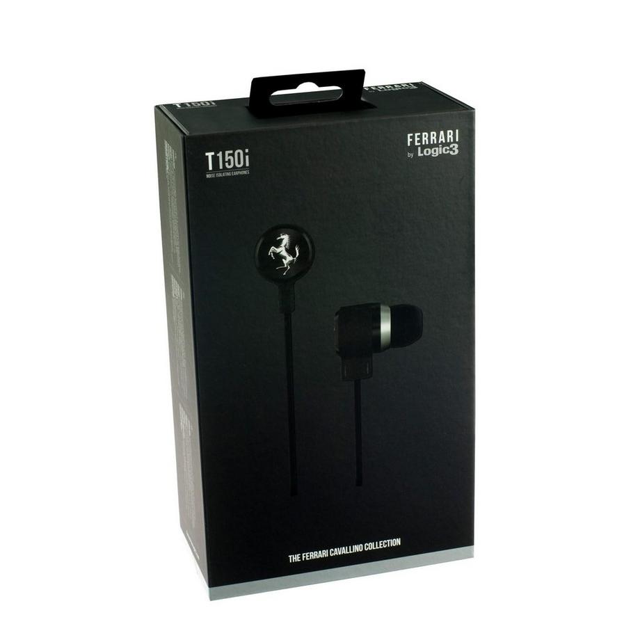 Ferrari by Logic3  Ferrari by Logic3 Cavallino T150i Casque Avec fil Ecouteurs Noir 