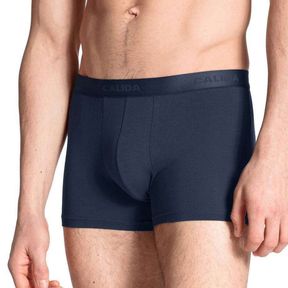 CALIDA New Boxer Natural Benefit 3P Figurbetonte Boxershorts 6er Pack  
