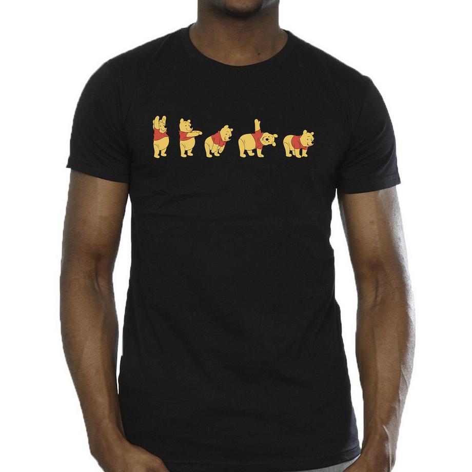 Disney Winnie l'Ourson T-Shirt Pose Yoga  