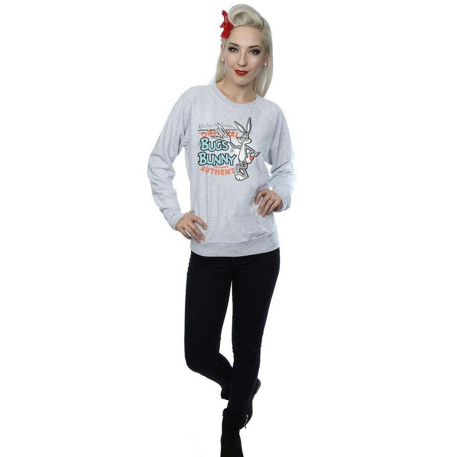 LOONEY TUNES Bugs Bunny Authentic Print Sweatshirt  